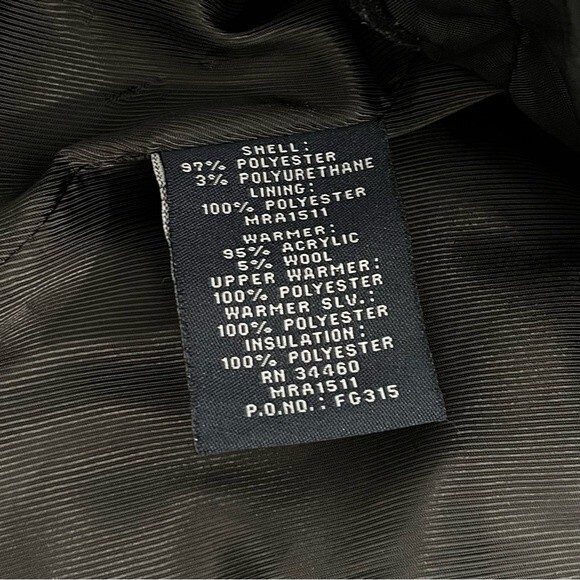 London Fog Men's Black Trench Coat with Zip in / out Liner Size 44 Long - Picture 10 of 15